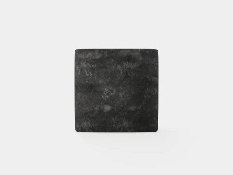 Copenhagen Footstool Velvet 3D Model