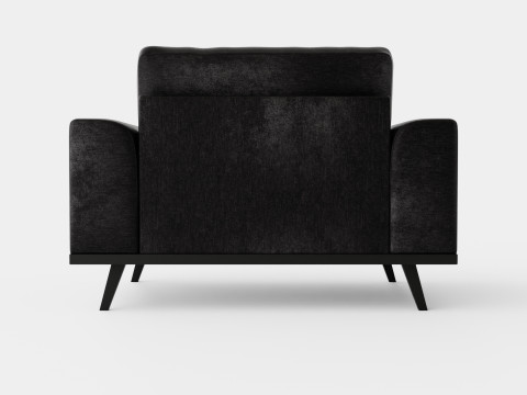 Copenhagen Velvet Armchair Modèle 3D
