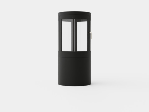 Corbo Fireplace Bioethanol Standalone Glass Model 3D
