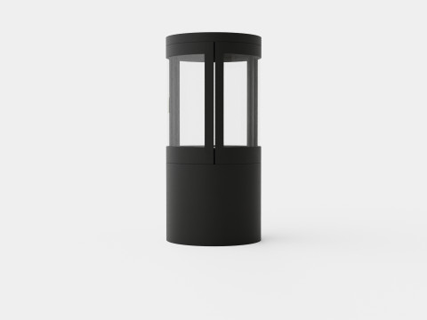 Corbo Fireplace Bioethanol Standalone Glass 3D Model