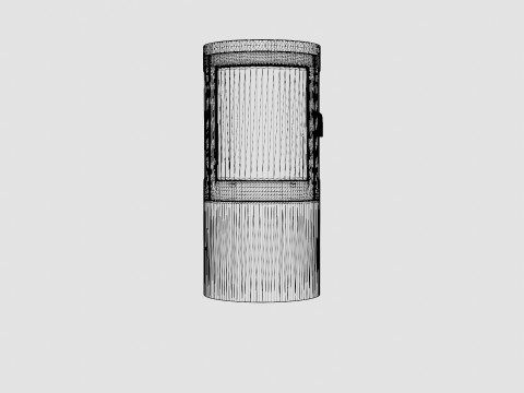 Corbo Fireplace Bioethanol Standalone Glass 3D Model
