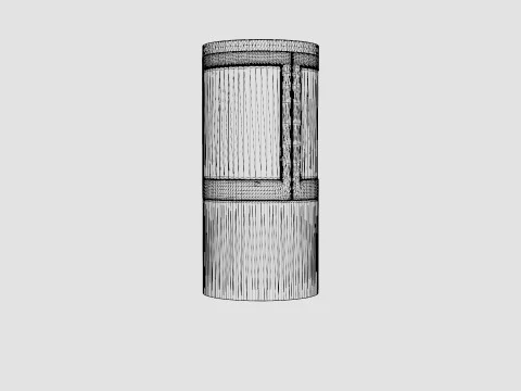Corbo Fireplace Bioethanol Standalone Glass 3D Model