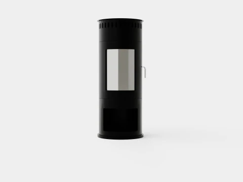 Corbo Caminetto Bioetanolo Autonomo H112 Tinto Nero Modello 3D