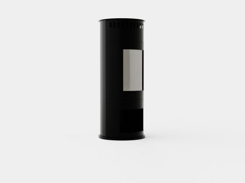 Corbo Fireplace Bioethanol Standalone H112 Black Stain Modelo 3D