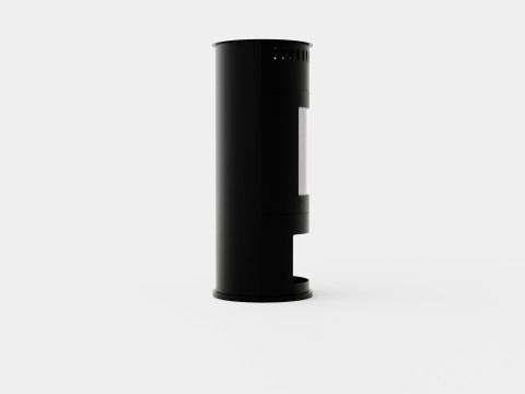 Corbo Fireplace Bioethanol Standalone H112 Black Stain Modelo 3D