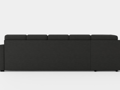 Crazy U Sofa Divan Right 3D Model