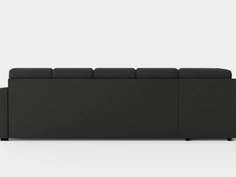 Crazy U Sofa Divan Right 3D Model