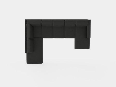 Crazy U Sofa Divan Right 3D Model