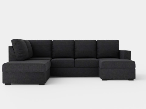 Crazy U Sofa Large Divan Right 3D Model