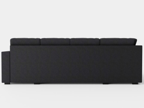 Crazy U Sofa Large Divan Right 3D Model