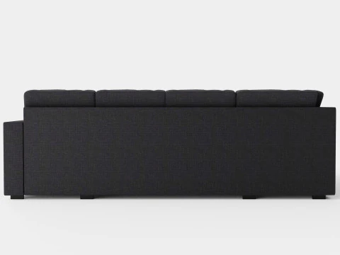 Crazy U Sofa Large Divan Right 3D Model
