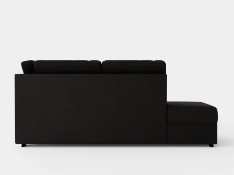 Crazy U Sofa Large Divan Right Anthracite 3D Model