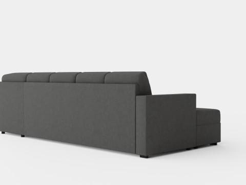 Crazy U Sofa Xl Divan Left 3D 모델