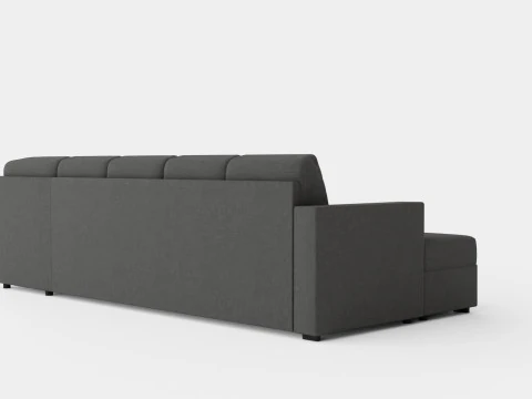 Crazy U Sofa Xl Divan Left 3D Model