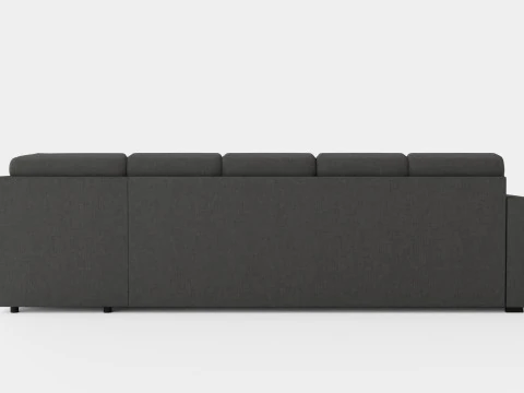 Crazy U Sofa Xl Divan Left 3D Model