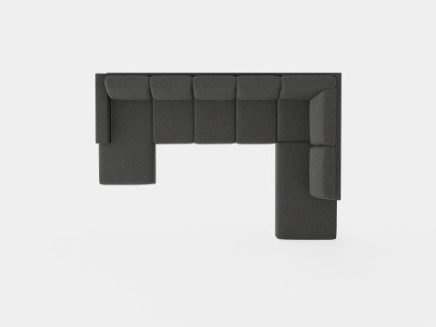 Crazy U Sofa Xl Divan Left 3D 모델