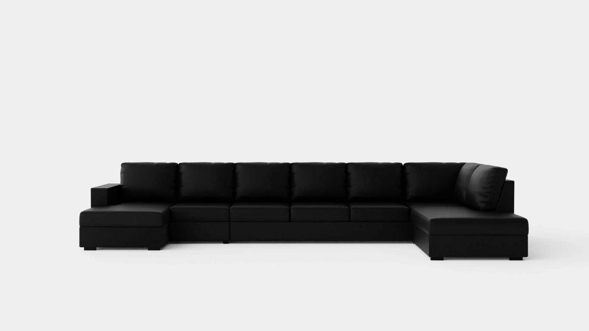 Crazy U Sofa Xxl Divan Left 3D Model .c4d .max .obj .3ds .fbx .stl .blend