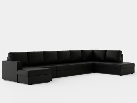 Crazy U Sofa Xxl Divan Left Model 3D