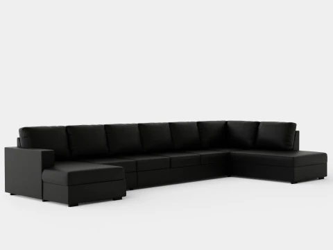 Crazy U Sofa Xxl Divan Left 3D Model