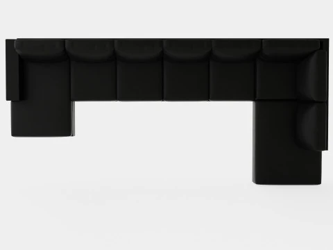 Crazy U Sofa Xxl Divan Left 3D Model