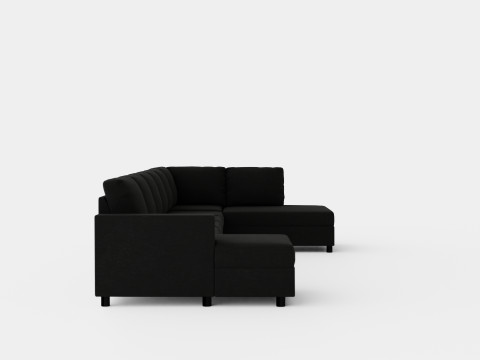 Crazy U Sofa Xxl Divan Left Anthracite Modello 3D