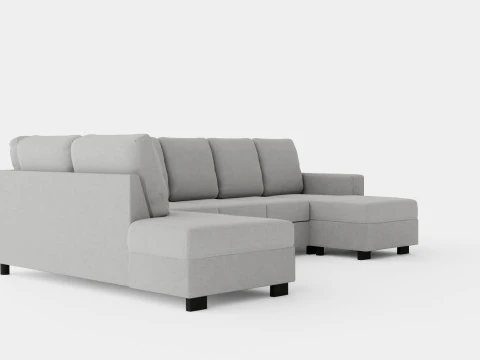 Crazy U Sofa Xxl Divan Right 3D Model