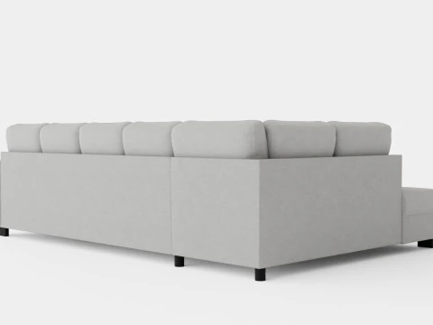 Crazy U Sofa Xxl Divan Right 3D Model
