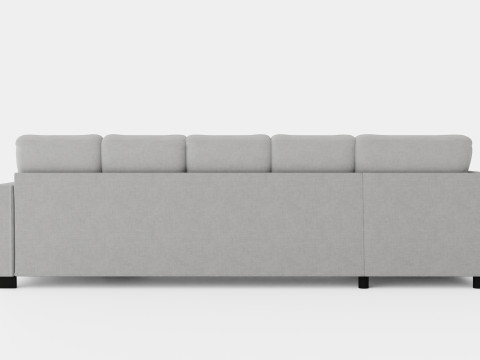 Crazy U Sofa Xxl Divan Right Modello 3D