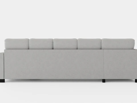 Crazy U Sofa Xxl Divan Right 3D Model