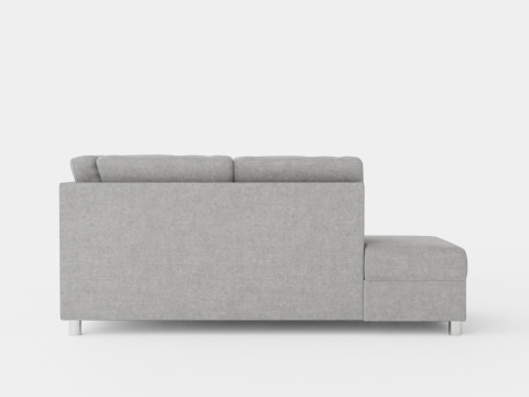 Crazy U Sofa Xxl Divan Right Light Gray 3D 모델