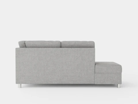 Crazy U Sofa Xxl Divan Right Light Gray 3D Model