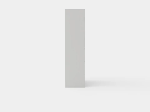 Dama Display Cabinet White High Lacquer 3D Model