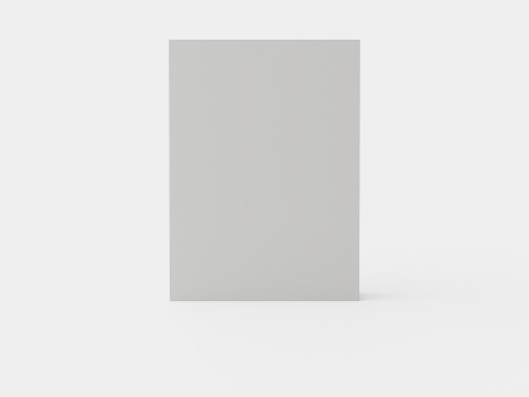 Dama Display Cabinet White High Lacquer Model 3D