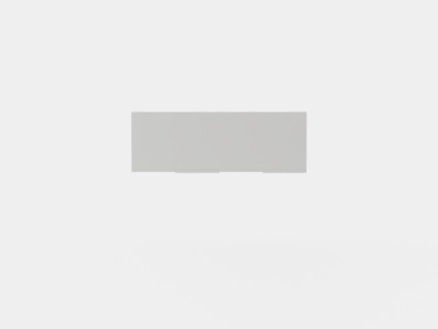 Dama Display Cabinet White High Lacquer Model 3D