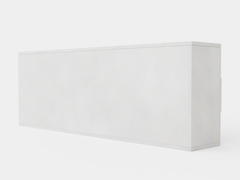 Dama Sideboard Large White High Gloss Lacquer 3D 모델