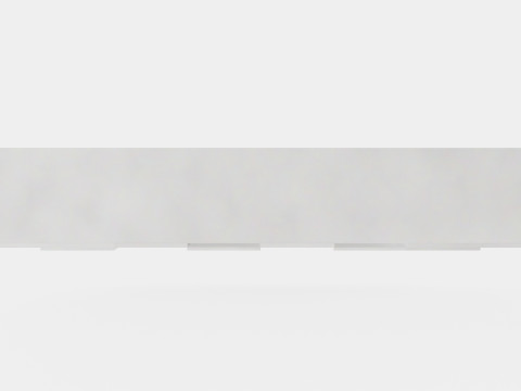 Dama Sideboard Large White High Gloss Lacquer 3D 모델