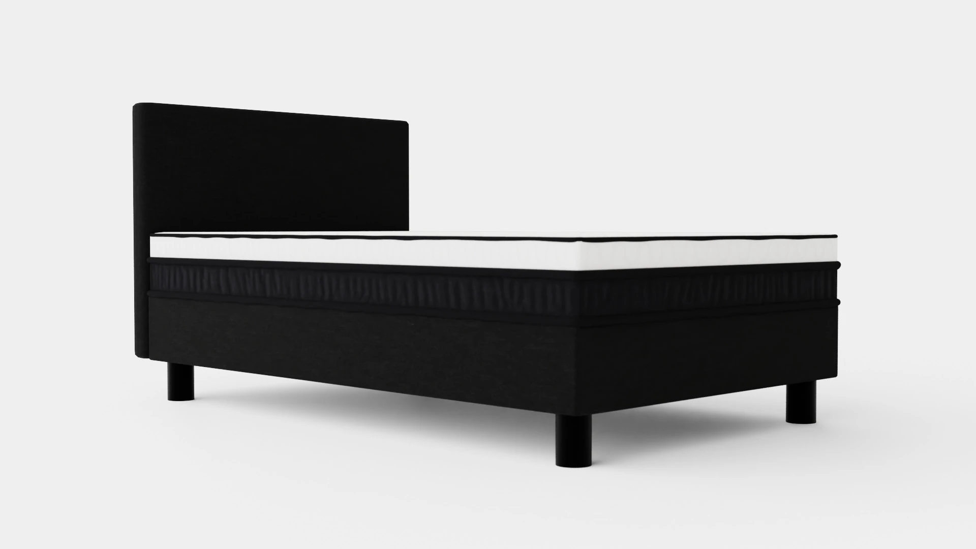 Divine Continental Bed 3D Model .c4d .max .obj .3ds .fbx .stl .blend 