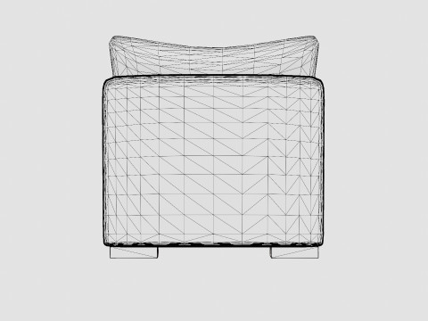 Dubai Mid Module Velvet 3D Model