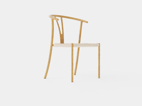 Elysia Dining Chair Modèle 3D