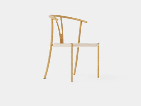 Chaise de salle &agrave; manger Elysia Modèle 3D