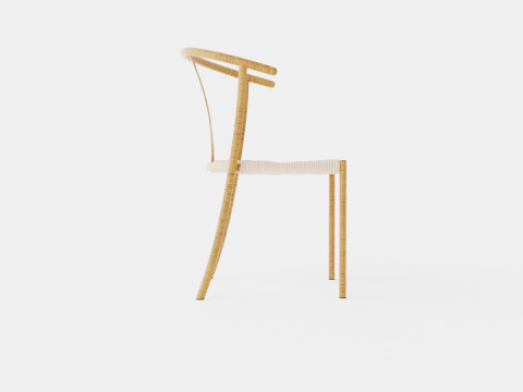 Elysia Dining Chair 3D मॉडल