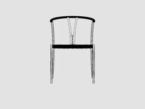 Elysia Dining Chair 3D Model
