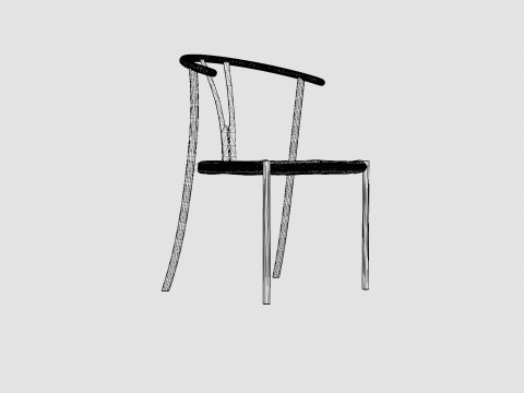 Elysia Dining Chair 3D मॉडल