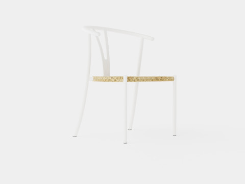 Elysia Dining Chair Steel 3D Модель