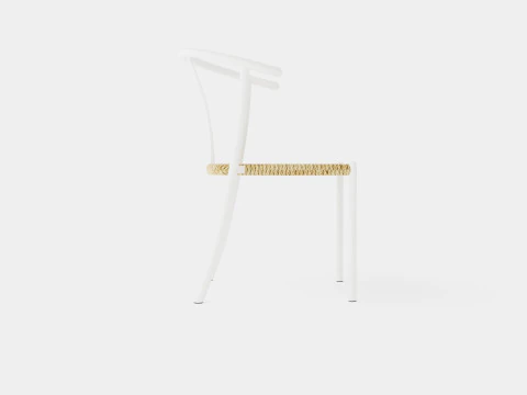 Elysia Dining Chair Steel 3D Model