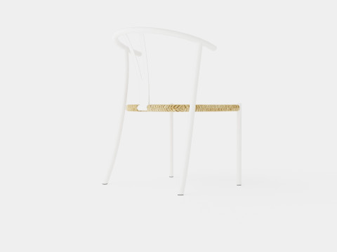 Elysia Dining Chair Steel 3D-Modell
