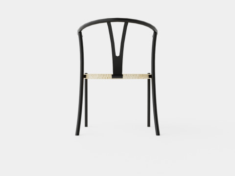 Elysia Dining Chair Steel Nature Spring Black 3Dモデル