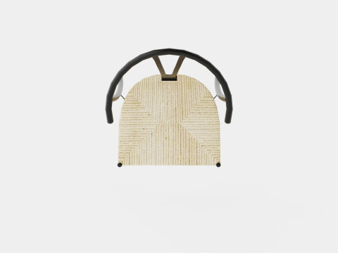 Elysia Dining Chair Steel Nature Spring Black 3Dモデル