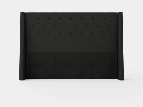 Empire Headboard Black 3D Model