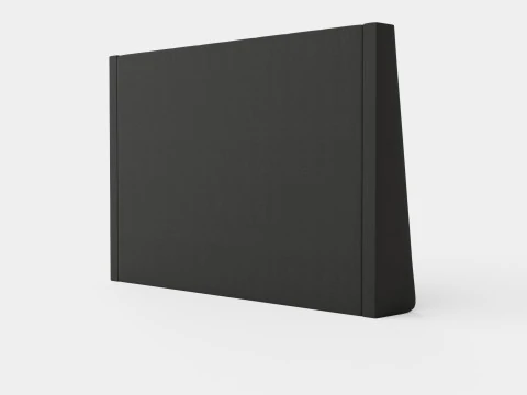 Empire Headboard Black 3D Model